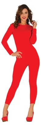 Produktbild von elastischer Ganzkörperanzug in rot für Damen, Größe:L
