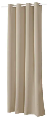 Produktbild von WOLTU Gardinen mit Ösen, Verdunklungsvorhang für Wohnzimmer Schlafzimmer, Blickdicht, gegen Kälte und Hitze, 250g/m² Dicke, 135 x 225 cm, Sand