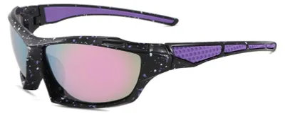 Produktbild von Outdoor-Radbrille UV-Schutz Winddicht Leicht Herren Damen Polarisierte Sonnenbrille Motorrad Fahrrad Sportbrille G