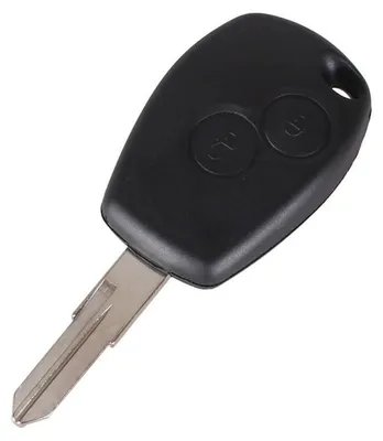 Produktbild von Techstar®-Autoschlüsselgehäuse, kompatibel mit Renault Clio, Megane, Modus, Espace, Laguna, Scenic, Dacia Logan, Duster, Sandero, 2 Tasten, VAC102