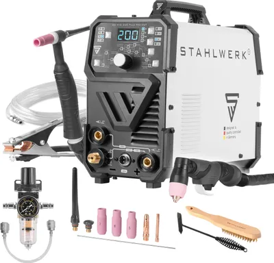 Produktbild von STAHLWERK Kombi-Schweißgerät DC WIG 200 Puls Pro CUT 4-in-1