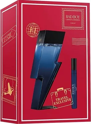Obrázek produktu pro Carolina Herrera Bad Boy Cobalt parfémová voda ve spreji 100 ml a parfémová voda ve spreji 10 ml sada