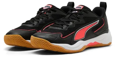Produktbild von Puma Unisex Solarflash 4 Hallenschuhe Indoor black/red/white, Schuhgröße:47 EU