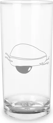 Produktbild von Mr. & Mrs. Panda Cocktailglas Avocado Yoga 200 ml - Transparent - Geschenk, Sport, Bauch, Trinkglas, Glas, Wasserglas, Tumbler, Longdrinkglas, Humor, Haha, Hilfe