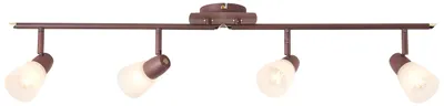 Produktbild von BRILLIANT Spotrohr, 4-flammig, drehbar Milos kupfer IP20 E14 40 Watt dimmbar g. f. Tropfenlampe