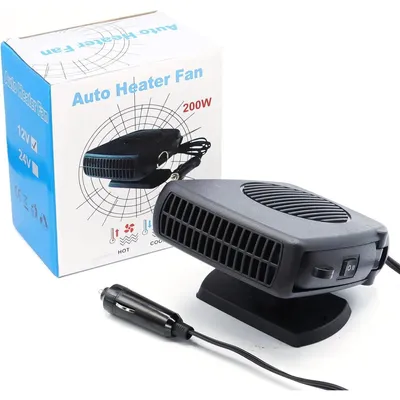 Image de Chauffage de voiture avec ventilateur pour dégivrer le pare-brise et les vitres, 12 V, 200 W