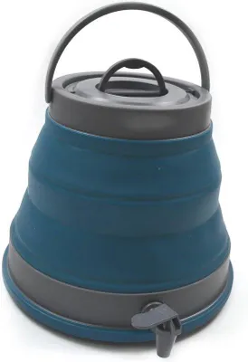 Image de Réservoir d'eau pliable de 125 L, bleu, pour le camping et la randonnée