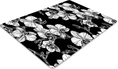 Obrázek produktu pro Podložka pod kancelářskou židli 120 cm x 90 cm Podložka pod kancelářskou židli - Floral Negium.