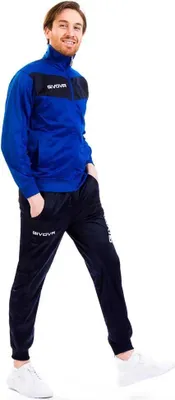 Produktbild von Givova Visa Trainingsanzug Blau,Schwarz M Mann Blau,Schwarz M