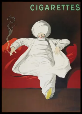 Immagine prodotto di Poster 50x70cm Cigarettes, Cappiello Vintage per il salotto
