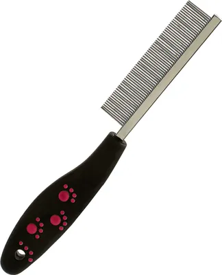 Produktbild von FELLKAMM 21cm Tierkamm Hundekamm Katzenkamm Flohkamm Tierbürste Kamm für Hunde Katzen 30 (Einzelkamm)