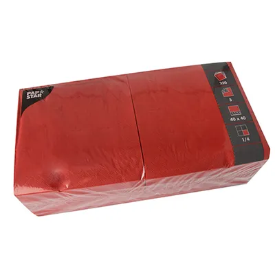 Produktbild von Papstar 82566, Rot, Seidenpapier, Einfarbig, 46,5 g/m², 400 mm, 400 mm