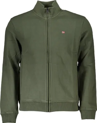 Produktbild von NAPAPIJRI GRÜNES REISSVERSCHLUSS-SWEATSHIRT FÜR HERREN : Farbe - Grün, Größe - S Größe: S Farbe: Grün