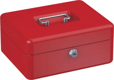Produktbild von BASI - Geldkassette - GK 10 - Rot - H90xB200xT160mm