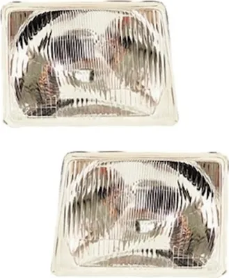 Produktbild von TYC Scheinwerfer Set für Opel Corsa A 9/82-7/90 H4 Halogen Streuscheibe LWR