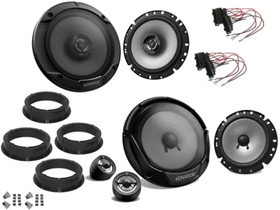Produktbild von Kenwood  Lautsprecher Set für VW Polo AW  Baujahr 2017-2022 Tür Vorne und hinten 600 Watt