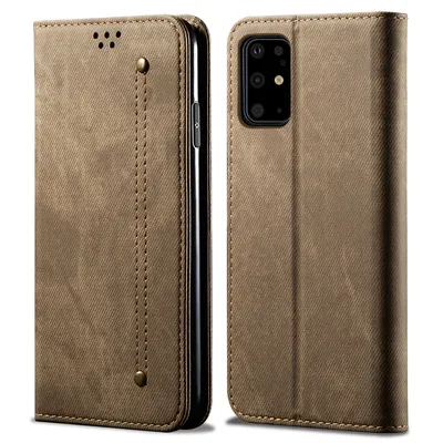 Immagine prodotto di Custodia Galaxy S20 Plus, custodia in pelle con chiusura magnetica e funzione stand per Samsung Galaxy S20 Plus Samsung Galaxy S20 Plus Khaki