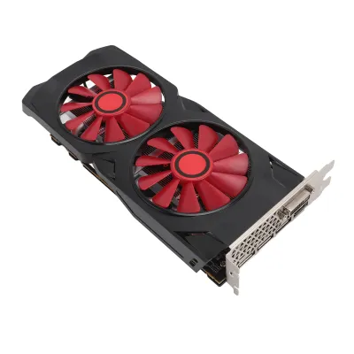 Zdjęcie produktu dla Karta graficzna do gier, karta graficzna RX580 do gier, karta graficzna 8 GB GDDR5, karta graficzna PCIe do gier, karta graficzna do gier, karta graficzna z dwoma wentylatorami do komputerów PC