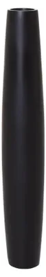 Produktbild von VIVANNO Bodenvase Fiberglas ISONDRA Säule, Schwarz matt - 13x80 cm
