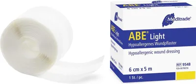 Produktbild von 10 ABE light - Wundverband - unsteril - Pflaster - 6 cm x 5 m