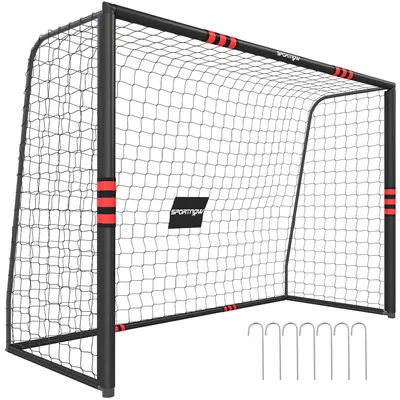 Produktbild von SPORTNOW Fußballtor für Garten 300 x 200 cm Outdoor Tor mit Tornetz Polsterung