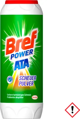 Zdjęcie produktu dla Bref Power Ata proszek do szorowania Usuwa uporczywe zabrudzenia 500g