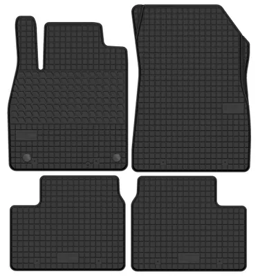Produktbild von Gummimatten Fußmatten Schwarz für Nissan Micra K13 2010-2016 Set 4-tlg