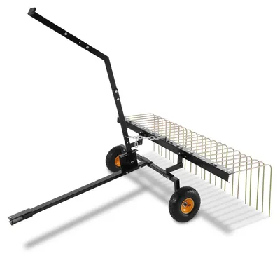 Productafbeelding van Verticuteermachine - Verticuteerder - Gazonbeluchter - Gazonhark - Sleepverticuteerder - 60 inch Werkbreedte