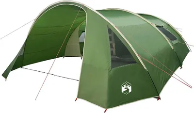 Zdjęcie produktu dla Namiot tunelowy vidaXL dla 6 osób, zielono-biały, 700 x 590 x 215 cm