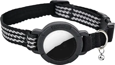 Produktbild von INF AirTag Haustier Halsband aus Nylon mit Reflektierendem Design für Katzen XS S XS