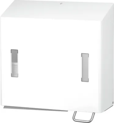 SanTRAL® Classic Spenderkombination aus Flüssigseife und Papierhandtücher in Weiß