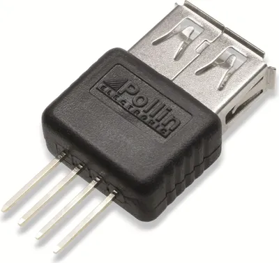 Produktbild von Steckverbinder, USB A, Printmontage, Buchse