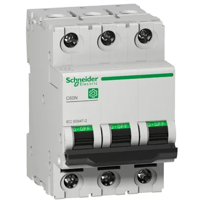 Immagine prodotto di Schneider Electric Multi 9 Interruttore LS OEM C60N a 3 poli 50 A, classe di resistenza B, 10 kA, IEC 60947-2, M9F10350