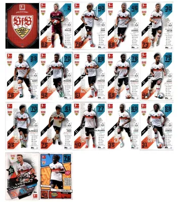 Produktbild von Topps Match Attax - 2021/22 - Mannschaftspaket - VfB Stuttgart