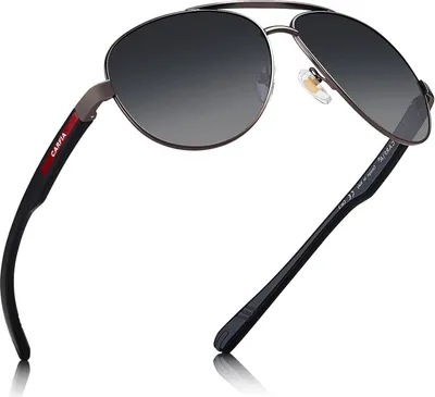 Produktbild von CARFIA Pilotenbrille Herren polarisiert UV400 Sportbrille Metallrahmen