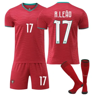 Produktbild von #17 R.LEAO Portugal home ground 2026 World Cup football jersey for Kids and Adults SIZE:L
