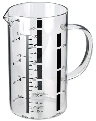 Immagine prodotto di Misurino da cucina Küchenprofi, capacità 500 ml, in vetro, codice prodotto 912003505, codice EAN 4007371068864