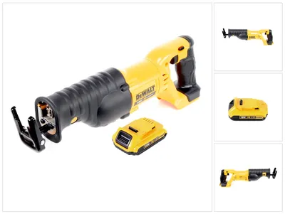 Zdjęcie produktu dla Dewalt DCS 380 N akumulatorowa pilarka szablasta Pilarka szablasta 18 V + 1x akumulator 2,0 Ah - bez ładowarki