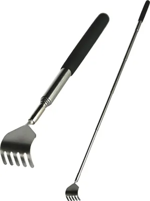 Produktbild von Rückenkratzer Mini Teleskop Metall Buckelkratzer ausziehbar Kratzer Rücken 53cm