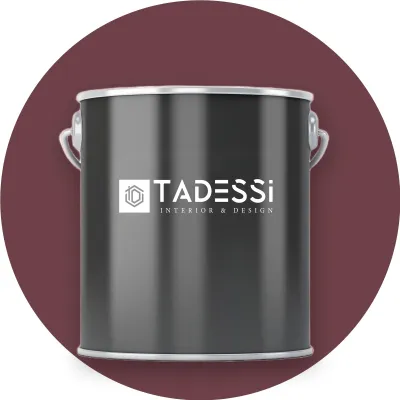 Produktbild von TADESSI Wandfarbe Rot - Backstein - abwaschbare Innenfarbe matt - Dispersionsfarbe - Geruchsarm und Lösemittelfrei - 5 Liter Gebinde