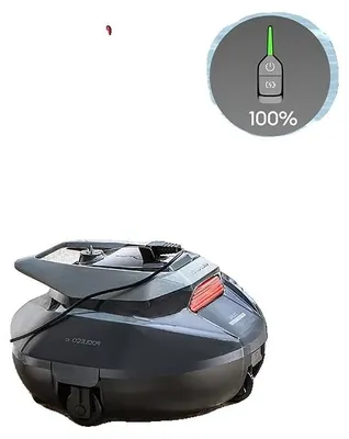 Obrázek produktu pro Robotický čistič bazénů, s duálními motory, provoz až 90 minut, baterie 5200 mAh, rozměry 321 x 324 x 166 mm, kapacita filtru 2500 ml