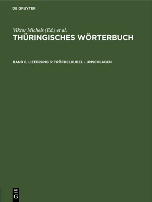 Produktbild von Tröckelhudel - umschlagen