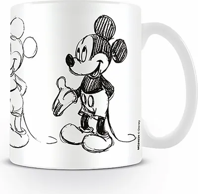 Produktbild von Pyramid Mickey Mouse Walt Disney Sketch Process Coffee Mug