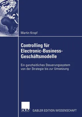 Produktbild von Controlling für Electronic-Business-Geschäftsmodelle