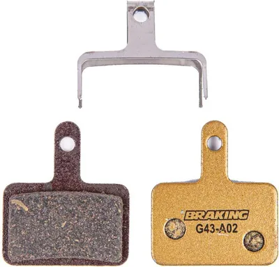 Produktbild von Braking F.i.r.s.t./incas 2.0/shimano Deore Metallische Carbon-scheibenbremsbeläge Golden  Golden One Size