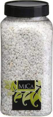 Produktbild von Mica Decorations Dekoration Granulat weiß 650 ml 1 kg