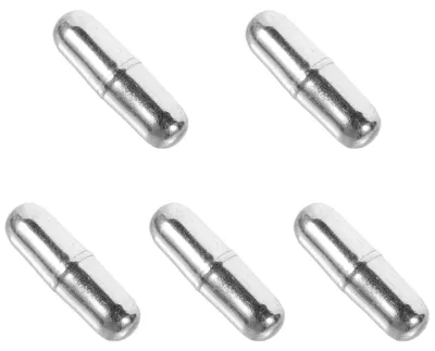 5 Magnetrührstäbe aus Edelstahl, Rührfische für Labor