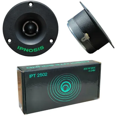Productafbeelding van 2 Zwarte Tweeters van 9,7 cm met 200 Watt Max Vermogen per Paar
