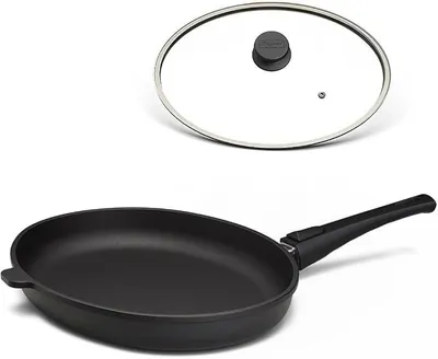 Imagen del producto de Sartén oval para escalopes y pescado, 38x28 cm