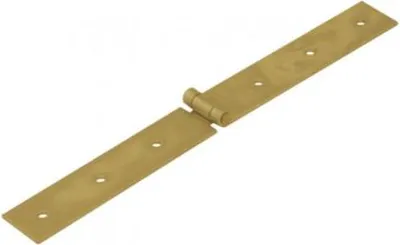 Produktbild von Kistenband mit vernietetem Stift gelb verzinkt 295x35x2,5mm